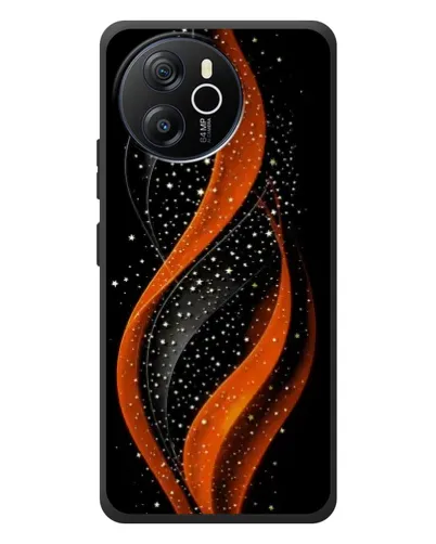 Чехол для Blackview Shark 8 с картинкой «Огненная звездная волна»
