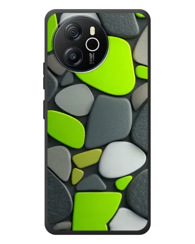 Чехол для Blackview Shark 8 с картинкой «Яркая неоновая галька»