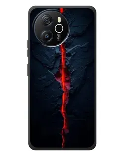 Чехол для Blackview Shark 8 с картинкой «Kрасная лавовая трещина»