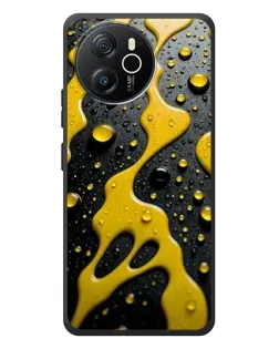 Чехол для Blackview Shark 8 с картинкой «Жидкое желтое золото»