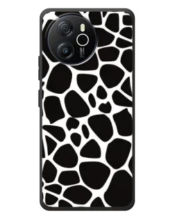 Чехол для Blackview Shark 8 с картинкой «Черно-белый жираф»