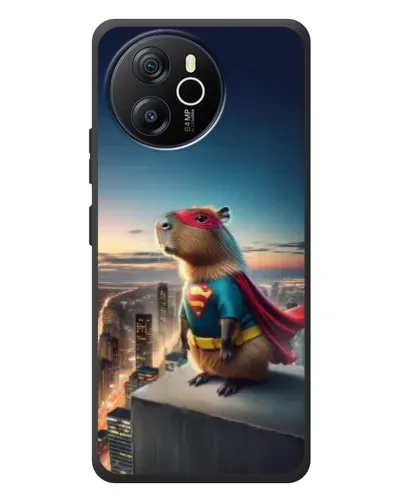 Чехол для Blackview Shark 8 с картинкой «Капи-мен супергерой»