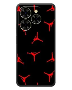 Чехол для Blackview Shark 9 с картинкой «Jordan Red Pattern»