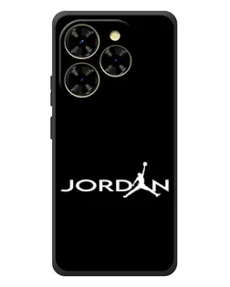 Чехол для Blackview Shark 9 с картинкой «Jordan White Logo»