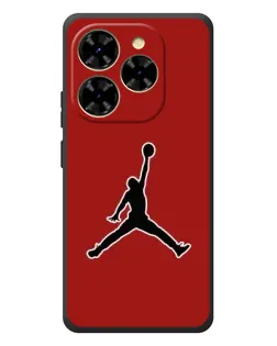 Чехол для Blackview Shark 9 с картинкой «Jordan Red Back»