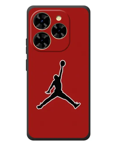Чехол для Blackview Shark 9 с картинкой «Jordan Red Back»