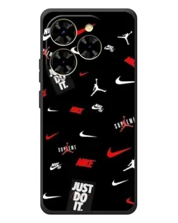 Чехол для Blackview Shark 9 с картинкой «Nike Mix Pattern»
