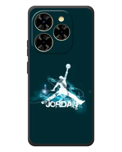 Чехол для Blackview Shark 9 с картинкой «Jordan Blue Fire»