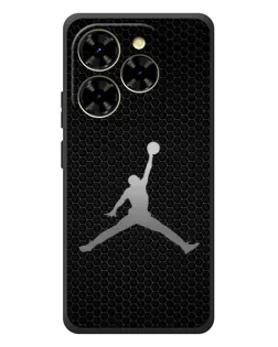 Чехол для Blackview Shark 9 с картинкой «Jordan Dark Carbon»