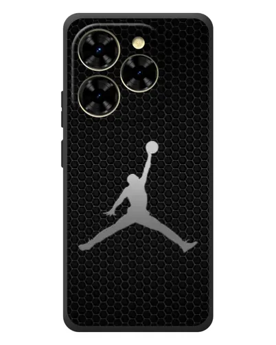 Чехол для Blackview Shark 9 с картинкой «Jordan Dark Carbon»