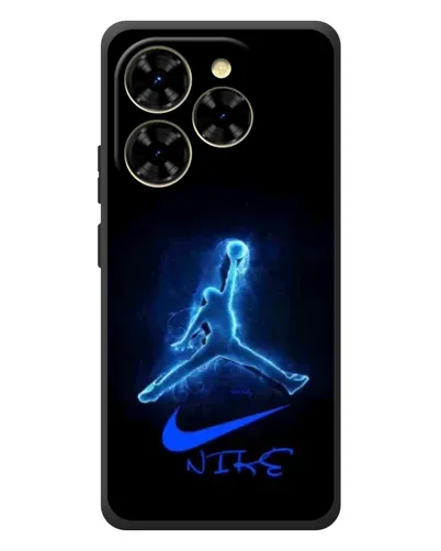 Чехол для Blackview Shark 9 с картинкой «Jordan Neon Blue»