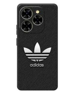 Чехол для Blackview Shark 9 с картинкой «Adidas Карбоновая текстура»