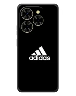 Чехол для Blackview Shark 9 с картинкой «Черная классика Adidas»