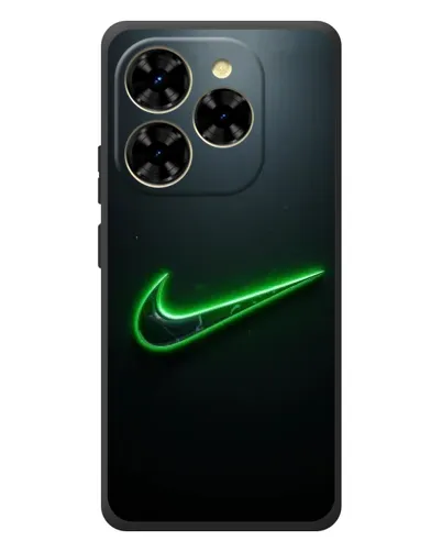 Чехол для Blackview Shark 9 с картинкой «Неоновый контур Nike»