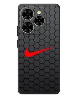 Чехол для Blackview Shark 9 с картинкой «Nike — карбоновая сетка»