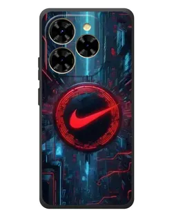 Чехол для Blackview Shark 9 с картинкой «Техногенный стиль Nike»