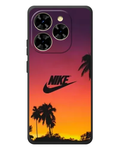 Чехол для Blackview Shark 9 с картинкой «Nike на закате солнца»