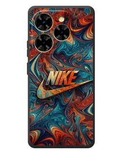 Чехол для Blackview Shark 9 с картинкой «Nike в абстракции»
