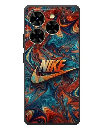 Чехол для Blackview Shark 9 с картинкой «Nike в абстракции»