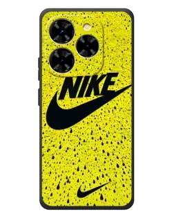 Чехол для Blackview Shark 9 с картинкой «Желтый текстурный Nike»