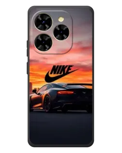 Чехол для Blackview Shark 9 с картинкой «Nike и суперкар»