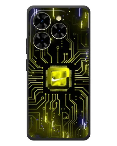 Чехол для Blackview Shark 9 с картинкой «Nike — золотая искра»