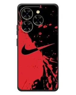 Чохол для Blackview Shark 9 з картинкою «Червоні бризки Nike»