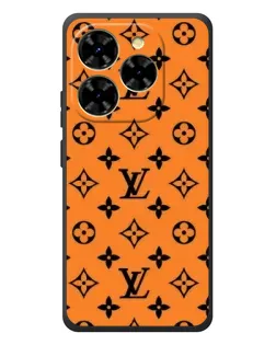 Чехол для Blackview Shark 9 с картинкой «Оранжевый стиль LV»