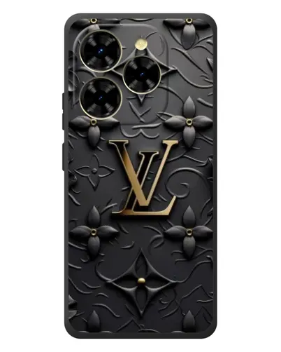 Чехол для Blackview Shark 9 с картинкой «Кожаная текстура LV»