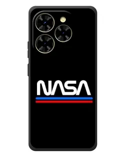 Чехол для Blackview Shark 9 с картинкой «NASA — классика Red Blue»
