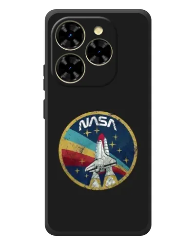 Чехол для Blackview Shark 9 с картинкой «NASA — эмблема миссии»