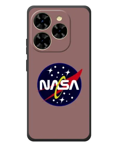 Чехол для Blackview Shark 9 с картинкой «NASA — ретро космос»