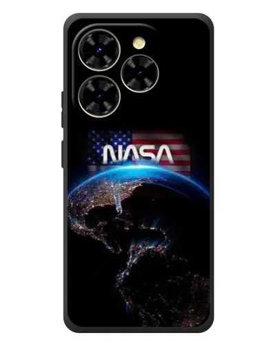 Чехол для Blackview Shark 9 с картинкой «Земля из космоса NASA»