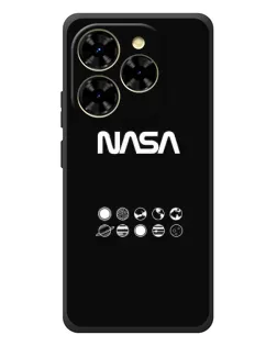 Чехол для Blackview Shark 9 с картинкой «NASA — технический принт»