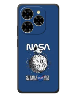 Чехол для Blackview Shark 9 с картинкой «NASA — лунная миссия»