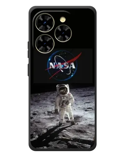 Чехол для Blackview Shark 9 с картинкой «Астронавт на Луне»