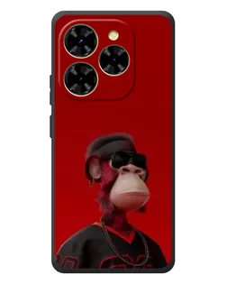 Чехол для Blackview Shark 9 с картинкой «Bored Ape в красном»