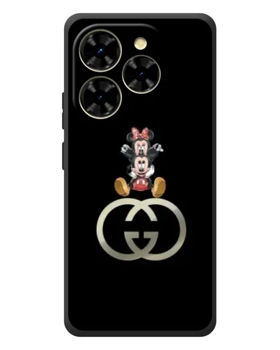 Чехол для Blackview Shark 9 с картинкой «Минни Маус на лого»