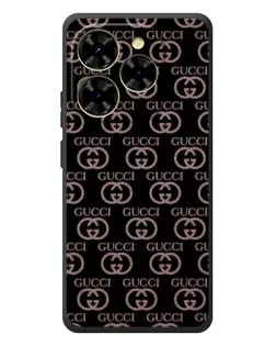 Чехол для Blackview Shark 9 с картинкой «Классическая монограмма Gucci»