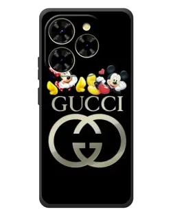 Чехол для Blackview Shark 9 с картинкой «Gucci — герои Disney»