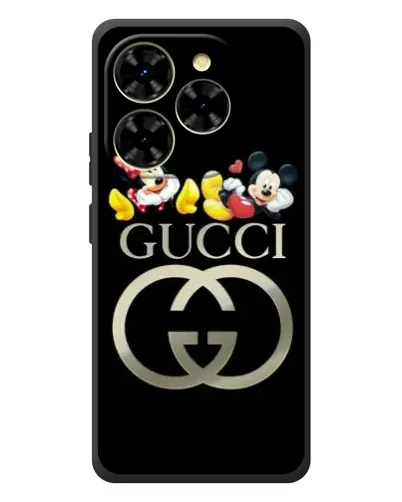 Чехол для Blackview Shark 9 с картинкой «Gucci — герои Disney»