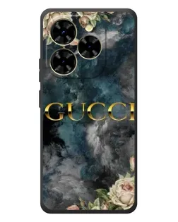 Чехол для Blackview Shark 9 с картинкой «Абстрактные цветы Gucci»
