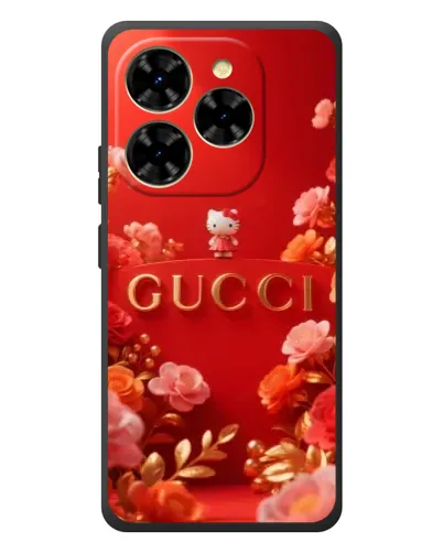 Чехол для Blackview Shark 9 с картинкой «Gucci — золотой сад»
