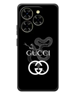 Чехол для Blackview Shark 9 с картинкой «Gucci — серебряная змея»