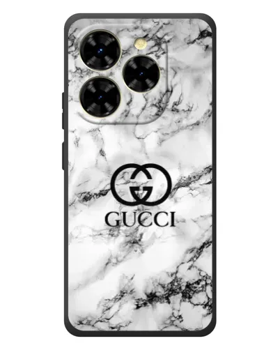 Чехол для Blackview Shark 9 с картинкой «Gucci — мраморный шик»