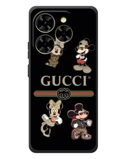 Чохол для Blackview Shark 9 з картинкою «Gucci — герої Disney та монограма»