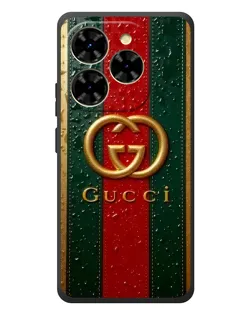 Чохол для Blackview Shark 9 з картинкою «Gucci — фірмова смуга та золото»