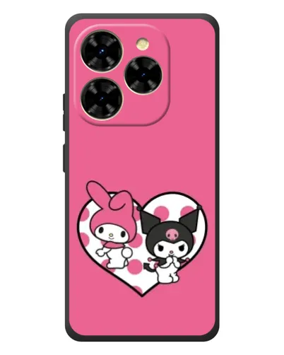 Чехол для Blackview Shark 9 с картинкой «Kuromi и My Melody»