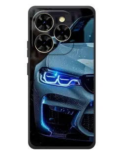 Чехол для Blackview Shark 9 с картинкой «Взгляд BMW с синими фарами»