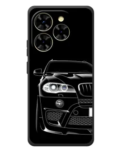 Чехол для Blackview Shark 9 с картинкой «Темный силуэт BMW»
